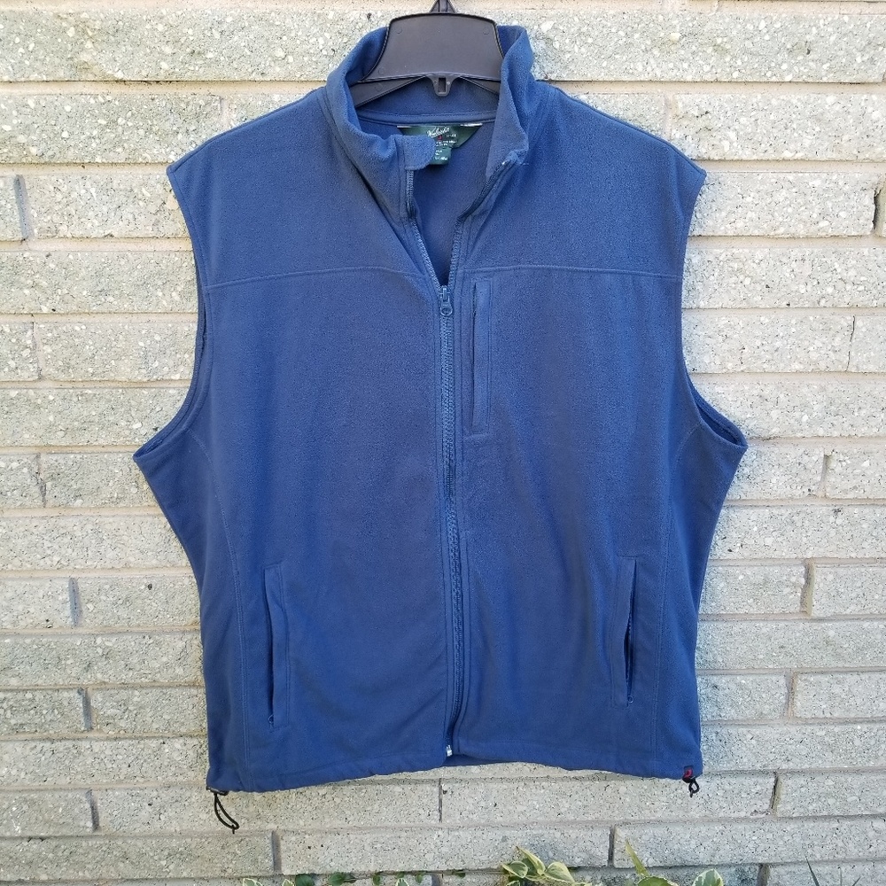 Woolrich XL fleece transit vest blue classic